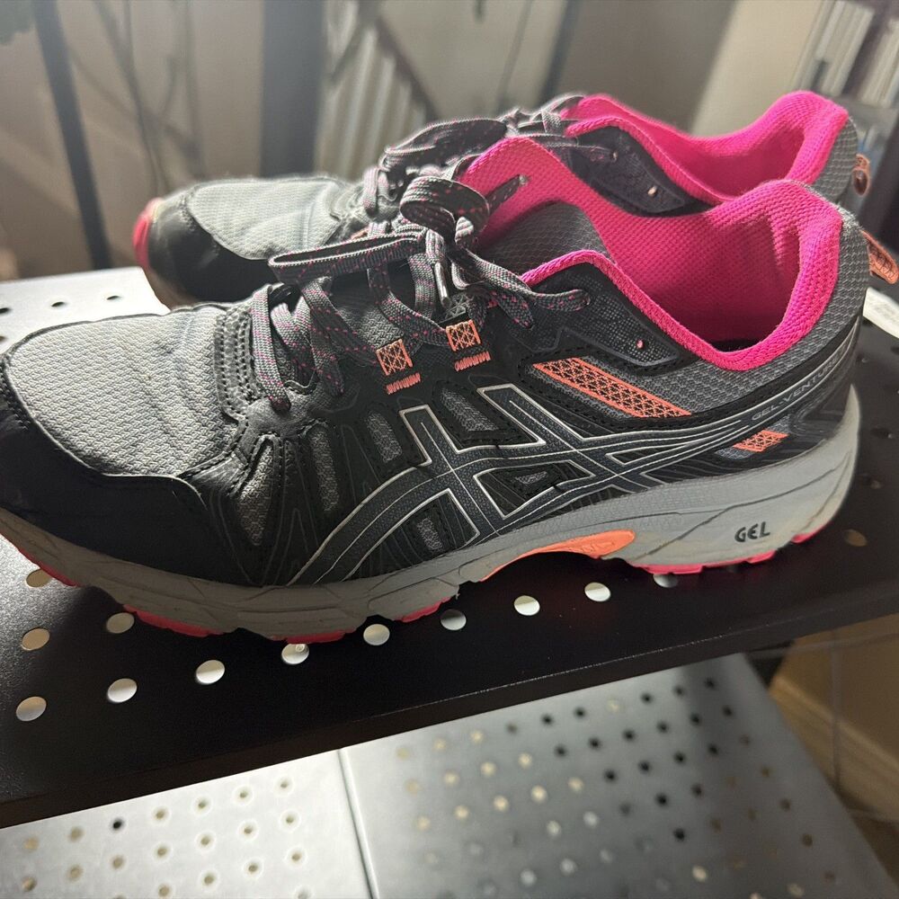 ASICS Gel-Venture 7 Dark Gray Pink Trail